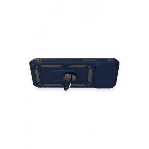 Newface iPhone 12 Pro Max Kılıf Pars Lens Yüzüklü Silikon - Lacivert Newface iPhone 12 Pro Max Kılıf Pars Lens Yüzüklü Silikon - Lacivert