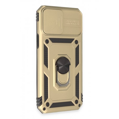 Newface iPhone 12 Pro Max Kılıf Pars Lens Yüzüklü Silikon - Gold Newface iPhone 12 Pro Max Kılıf Pars Lens Yüzüklü Silikon - Gold