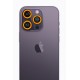 Newface iPhone 12 Pro Max Neon Fosforlu Kamera Lens - Sarı