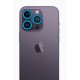 Newface iPhone 13 Pro Neon Fosforlu Kamera Lens - Mavi