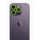 Newface iPhone 13 Pro Neon Fosforlu Kamera Lens - Yeşil