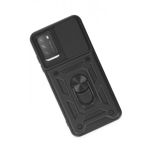 Newface Xiaomi Pocophone M3 Kılıf Pars Lens Yüzüklü Silikon - Siyah Newface Xiaomi Pocophone M3 Kılıf Pars Lens Yüzüklü Silikon - Siyah