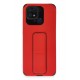 Newface Xiaomi Redmi 10C Kılıf Mega Standlı Silikon - Kırmızı