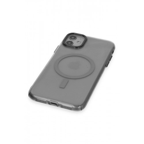 Newface iPhone 11 Kılıf Anka PC Magneticsafe Sert Metal Kapak - Siyah Newface iPhone 11 Kılıf Anka PC Magneticsafe Sert Metal Kapak - Siyah