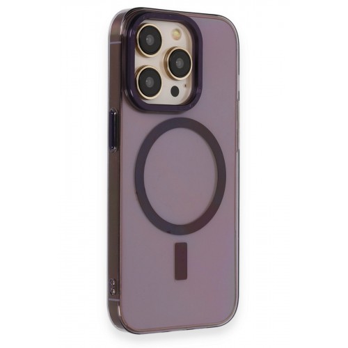 Newface iPhone 14 Pro Kılıf Anka PC Magneticsafe Sert Metal Kapak - Mor Newface iPhone 14 Pro Kılıf Anka PC Magneticsafe Sert Metal Kapak - Mor