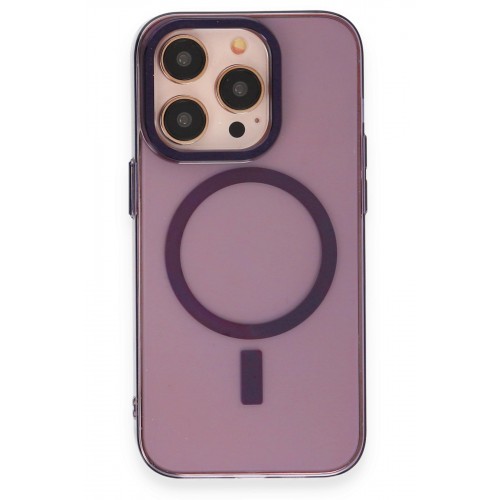 Newface iPhone 14 Pro Kılıf Anka PC Magneticsafe Sert Metal Kapak - Mor Newface iPhone 14 Pro Kılıf Anka PC Magneticsafe Sert Metal Kapak - Mor
