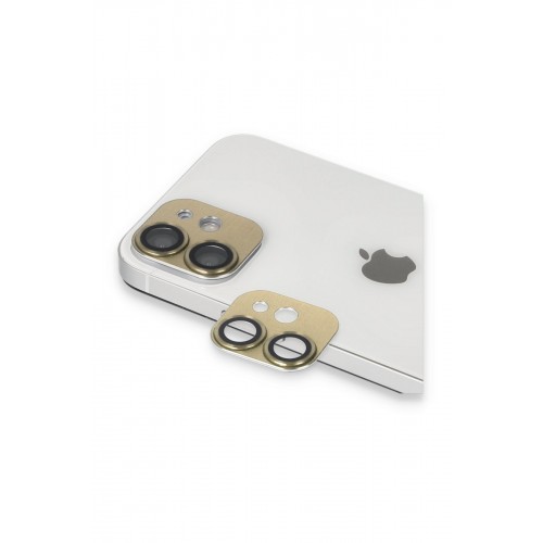 Newface iPhone 11 Pers Alüminyum Kamera Lens - Gold Newface iPhone 11 Pers Alüminyum Kamera Lens - Gold