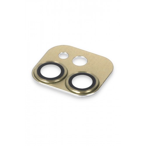 Newface iPhone 11 Pers Alüminyum Kamera Lens - Gold Newface iPhone 11 Pers Alüminyum Kamera Lens - Gold