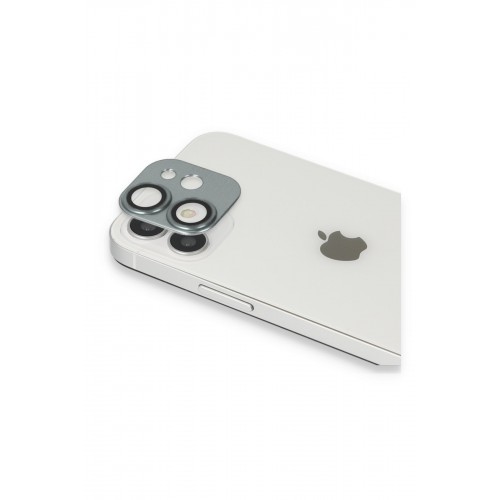 Newface iPhone 11 Pers Alüminyum Kamera Lens - Yeşil Newface iPhone 11 Pers Alüminyum Kamera Lens - Yeşil