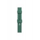 Newface Apple Watch 38mm KR408 Çizgili Silikon Kordon - Yeşil