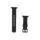 Newface Apple Watch 40mm KR408 Çizgili Silikon Kordon - Siyah Newface Apple Watch 40mm KR408 Çizgili Silikon Kordon - Siyah