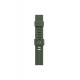 Newface Apple Watch 40mm KR408 Çizgili Silikon Kordon - Koyu Yeşil Newface Apple Watch 40mm KR408 Çizgili Silikon Kordon - Koyu Yeşil