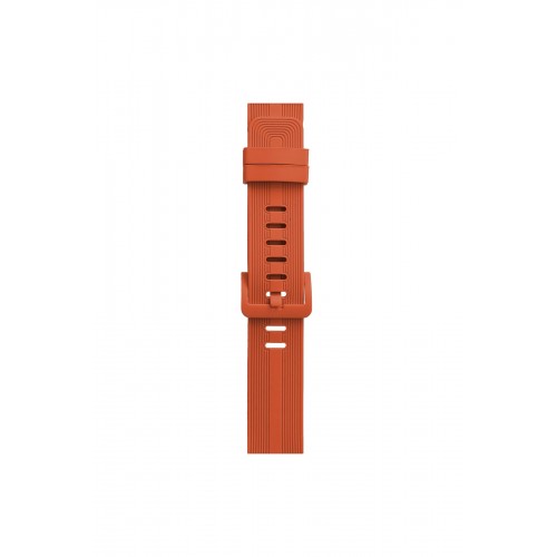 Newface Apple Watch 40mm KR408 Çizgili Silikon Kordon - Turuncu Newface Apple Watch 40mm KR408 Çizgili Silikon Kordon - Turuncu