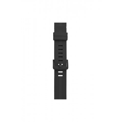 Newface Apple Watch 41mm KR408 Çizgili Silikon Kordon - Koyu Gri Newface Apple Watch 41mm KR408 Çizgili Silikon Kordon - Koyu Gri