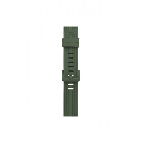 Newface Apple Watch 41mm KR408 Çizgili Silikon Kordon - Koyu Yeşil Newface Apple Watch 41mm KR408 Çizgili Silikon Kordon - Koyu Yeşil