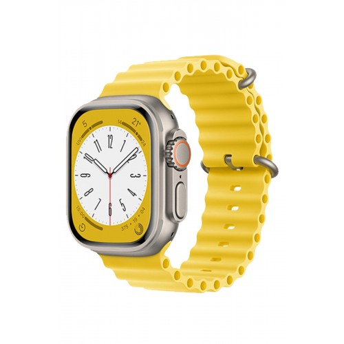 Newface Apple Watch 38mm Ocean Kordon - Sarı Newface Apple Watch 38mm Ocean Kordon - Sarı