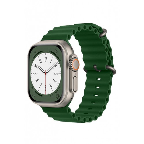 Newface Apple Watch 38mm Ocean Kordon - Koyu Yeşil Newface Apple Watch 38mm Ocean Kordon - Koyu Yeşil