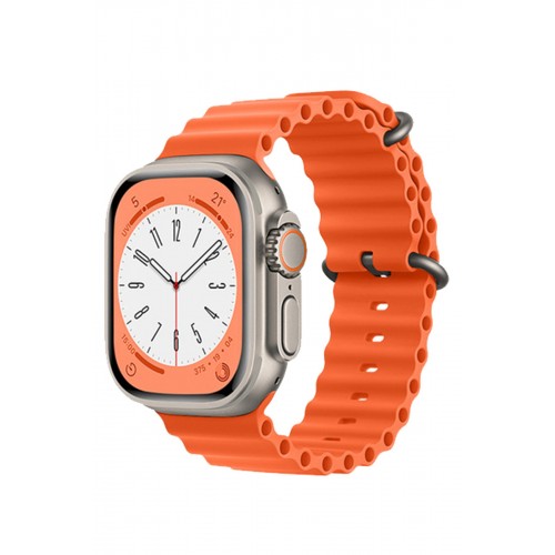 Newface Apple Watch 38mm Ocean Kordon - Turuncu Newface Apple Watch 38mm Ocean Kordon - Turuncu