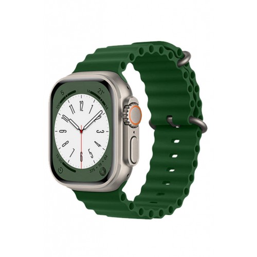 Newface Apple Watch 41mm Ocean Kordon - Koyu Yeşil Newface Apple Watch 41mm Ocean Kordon - Koyu Yeşil