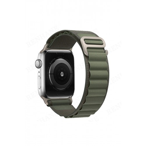 Newface Apple Watch 41mm Mountain Kordon - Yeşil