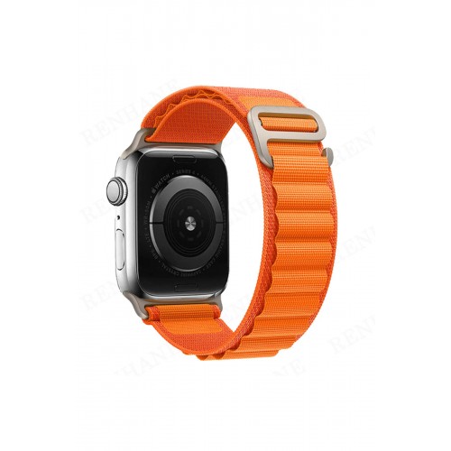 Newface Apple Watch 41mm Mountain Kordon - Turuncu