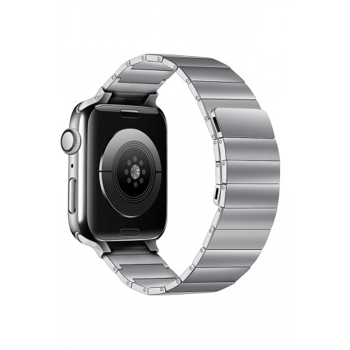 Newface Apple Watch 38mm KR404 Huks Kordon - Gümüş