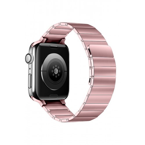 Newface Apple Watch 41mm KR404 Huks Kordon - Rose Gold