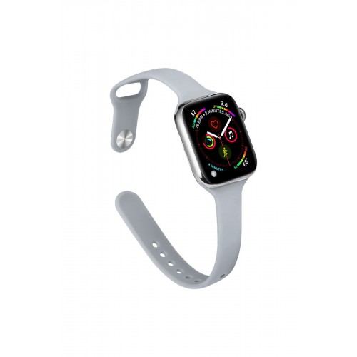 Newface Apple Watch 38mm Klasik Kordon - Açık Gri Newface Apple Watch 38mm Klasik Kordon - Açık Gri