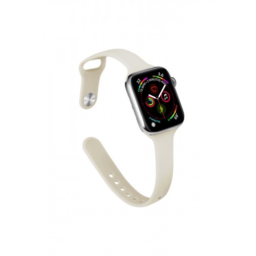 Newface Apple Watch 38mm Klasik Kordon - Krem Newface Apple Watch 38mm Klasik Kordon - Krem