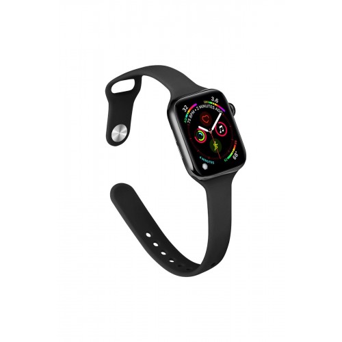 Newface Apple Watch 44mm Klasik Kordon - Siyah Newface Apple Watch 44mm Klasik Kordon - Siyah