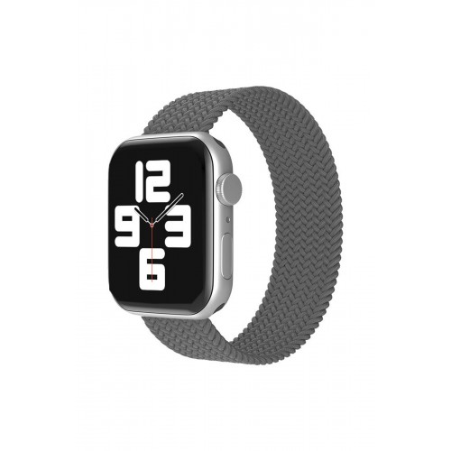 Newface Apple Watch 38mm Ayarlı Solo Silikon Kordon - Gri Newface Apple Watch 38mm Ayarlı Solo Silikon Kordon - Gri