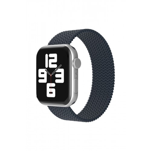 Newface Apple Watch 38mm Ayarlı Solo Silikon Kordon - Füme Newface Apple Watch 38mm Ayarlı Solo Silikon Kordon - Füme