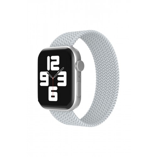 Newface Apple Watch 40mm Ayarlı Solo Silikon Kordon - Beyaz Newface Apple Watch 40mm Ayarlı Solo Silikon Kordon - Beyaz