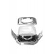 Newface Apple Watch 44mm Metal Petek Kasalı Kordon - Gümüş Newface Apple Watch 44mm Metal Petek Kasalı Kordon - Gümüş
