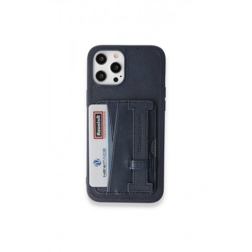 Newface iPhone 14 Pro Max Kılıf HD Deri Kartvizitli Kapak - Mavi Newface iPhone 14 Pro Max Kılıf HD Deri Kartvizitli Kapak - Mavi