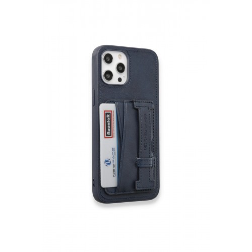Newface iPhone 14 Pro Max Kılıf HD Deri Kartvizitli Kapak - Mavi Newface iPhone 14 Pro Max Kılıf HD Deri Kartvizitli Kapak - Mavi