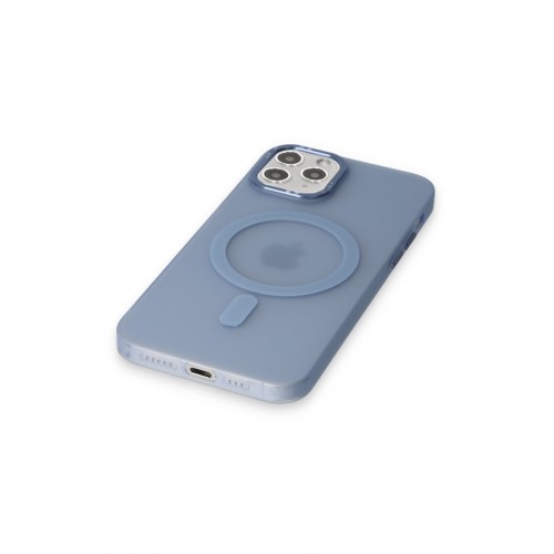 Newface iPhone 11 Pro Kılıf Lodos Magneticsafe Mat Kapak - Sierra Blue Newface iPhone 11 Pro Kılıf Lodos Magneticsafe Mat Kapak - Sierra Blue