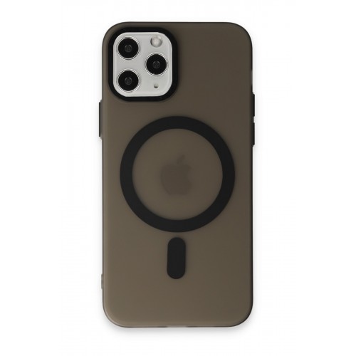 Newface iPhone 11 Pro Max Kılıf Lodos Magneticsafe Mat Kapak - Siyah Newface iPhone 11 Pro Max Kılıf Lodos Magneticsafe Mat Kapak - Siyah