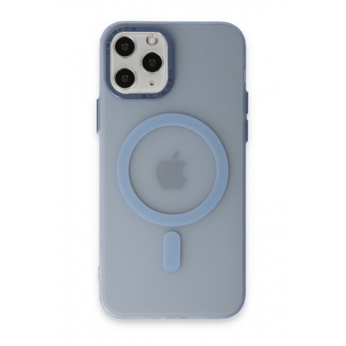 Newface iPhone 11 Pro Max Kılıf Lodos Magneticsafe Mat Kapak - Sierra Blue Newface iPhone 11 Pro Max Kılıf Lodos Magneticsafe Mat Kapak - Sierra Blue