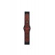 Newface Watch 20mm Spor Delikli Kordon - Siyah-Kırmızı