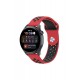 Newface Watch 20mm Spor Delikli Kordon - Kırmızı-Siyah