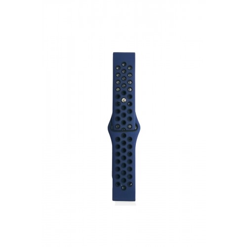 Newface Watch 20mm Spor Delikli Kordon - Lacivert-Siyah Newface Watch 20mm Spor Delikli Kordon - Lacivert-Siyah