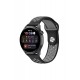 Newface Watch 22mm Spor Delikli Kordon - Siyah-Gri