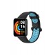 Newface Xiaomi Redmi Watch 2 Spor Delikli Kordon - Siyah-Mavi Newface Xiaomi Redmi Watch 2 Spor Delikli Kordon - Siyah-Mavi
