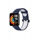 Newface Xiaomi Redmi Watch 2 Lite Spor Delikli Kordon - Lacivert-Beyaz Newface Xiaomi Redmi Watch 2 Lite Spor Delikli Kordon - Lacivert-Beyaz