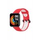 Newface Xiaomi Redmi Watch 2 Spor Delikli Kordon - Kırmızı-Beyaz Newface Xiaomi Redmi Watch 2 Spor Delikli Kordon - Kırmızı-Beyaz