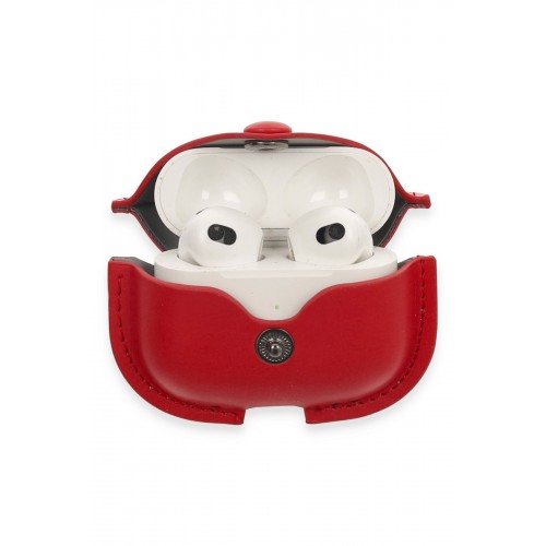 Newface Airpods 3 (3.nesil) Çanta Deri Kılıf - Kırmızı Newface Airpods 3 (3.nesil) Çanta Deri Kılıf - Kırmızı