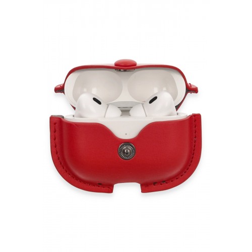 Newface Airpods Pro (1.nesil) Çanta Deri Kılıf - Kırmızı Newface Airpods Pro (1.nesil) Çanta Deri Kılıf - Kırmızı