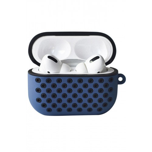 Newface Airpods Pro (1.nesil) Spor Delikli Kılıf - Lacivert-Siyah