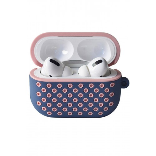 Newface Airpods Pro 2 (2.nesil) Spor Delikli Kılıf - Mavi-Pembe Newface Airpods Pro 2 (2.nesil) Spor Delikli Kılıf - Mavi-Pembe